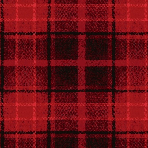 [MAY-10896-R] Holly Jolly Flannel Big Plaid Red by Bonnie Sullivan for Maywood Studio