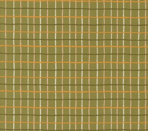[MOD-43195-14] Frivolity Table Setting Plaid Lichen by Sweetfire Road for Moda Fabrics