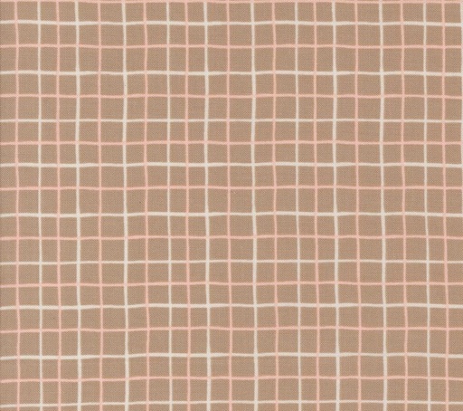 [MOD-43195-15] Frivolity Table Setting Plaid Mushroom by Sweetfire Road for Moda Fabrics