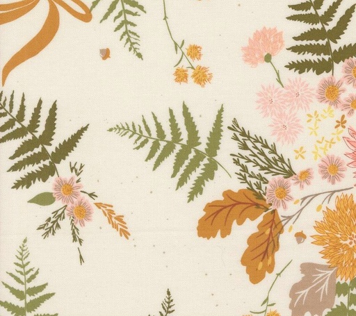 [MOD-43190-11] Frivolity Dahlia and Fern Porcelain by Sweetfire Road for Moda Fabrics