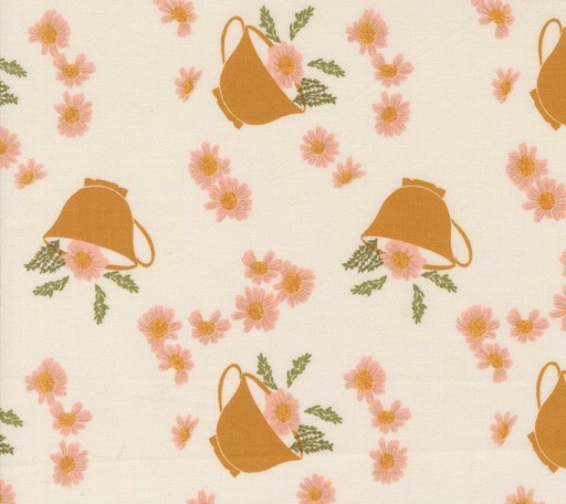 [MOD-43191-11] Frivolity Daisy Tea Porcelain by Sweetfire Road for Moda Fabrics