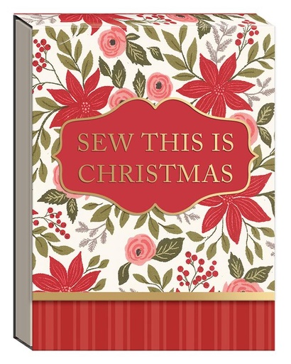 [MOD-1001-88stc] Sew This is Christmas Notepad by Lella Boutique