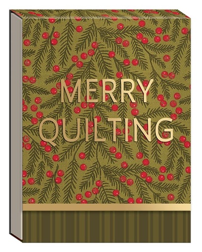 [MOD-1001-88mq] Merry Quilting Notepad by Lella Boutique