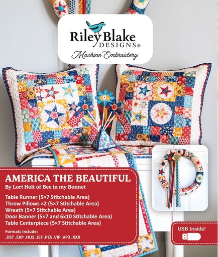 [RB-ME018AMP] America the Beautiful Lori Holt MEB Projects