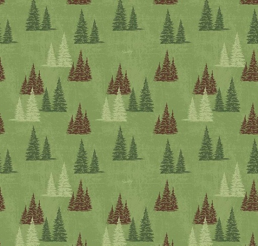 [RB-16501-GRASS] Friends of Smokey Bear Trees Grass from Riley Blake Designs