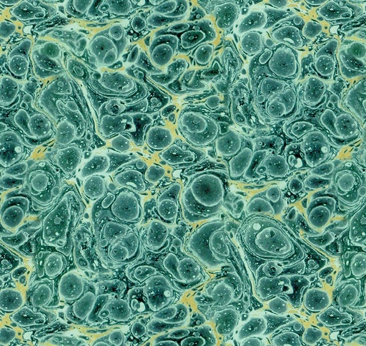 [FR-PWTH279-TEAL] Palette Teal Marble Teal by Tim Holtz for Freespirit Fabrics