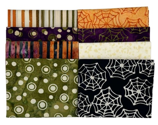 [PP-FrightWayFQB] Fright This Way Expressions Batik Fat Quarter Bundle