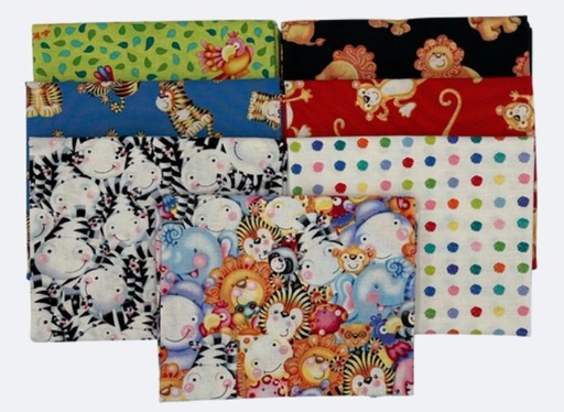 [PP-BornWildFQB] Born to be Wild from Henry Glass Fat Quarter Bundle