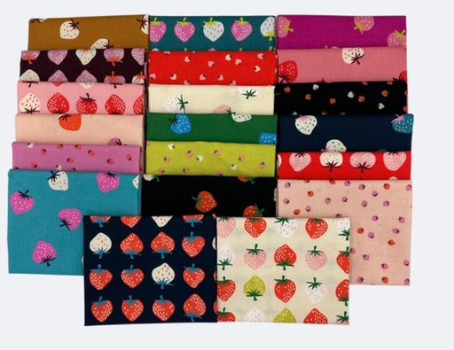 [PP-StrawbTossFQB] Strawberry Toss from Ruby Star Society Fat Quarter Bundle