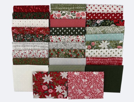 [PP-BerryPineFQB] Berry and Pine by Lella Boutique Fat Quarter Bundle