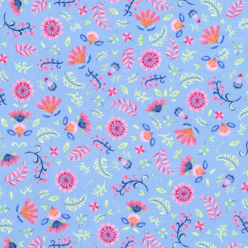 [KAUF-23113-195] Flutter Flowers Bright by Pimlada Phuapradit for Robert Kaufman Fabrics