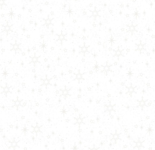 [BLAN-4592-112] We Love Christmas Snowflakes White by Stof Fabrics for Blank Quilting