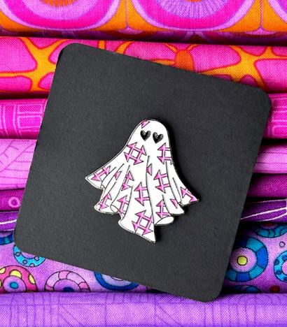 [SASSPIN-Ghost2] Ghost 2 Enamel Pin by Sassfrass Lane