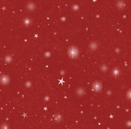 [PB-5820-R] Believe Tonal Night Sky Red by Sarah Summers for P&B Textiles