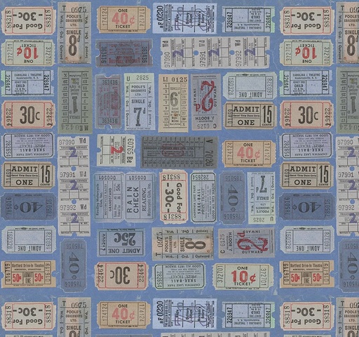 [FR-PWTH292-INDG] Palette Indigo Tickets Indigo by Tim Holtz for Free Spirit Fabrics