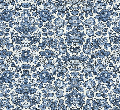 [FR-PWTH297-INDG] Palette Indigo Wallpaper Indigo by Tim Holtz for Free Spirit Fabrics