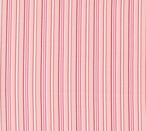 [MOD-3066-12] A Very Sweet Christmas Stripes Pink by Bunny Hill Designs for Moda Fabrics