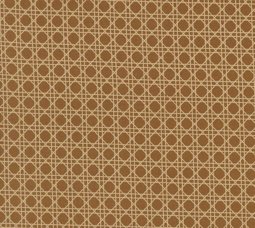 [MOD-45627-14] Old World Yuletide Christmas Canning Trellis Sienna by Fancy That Design House for Moda Fabrics