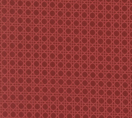 [MOD-45627-17] Old World Yuletide Christmas Canning Trellis Crimson by Fancy That Design House for Moda Fabrics