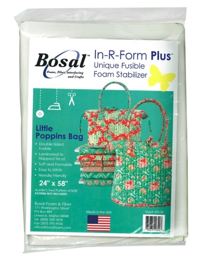 [BO-493B-24] Bosal In-R-Form Double Sided Fusible Foam Stabilizer Little Poppins Bag