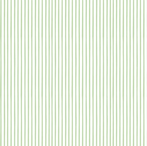 [NOR-27823-72] Quack Quack Moo Plain Stripe Green by Emily Wenk for Northcott Fabrics
