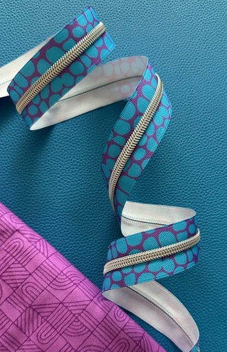 [SASS-KIT-17R] Blue Pebble Zipper Tape from Sassafras Lane Designs