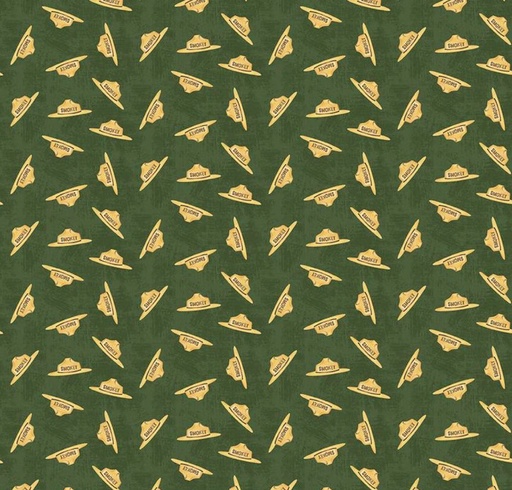 [RB-16503-FRST] Friends of Smokey Bear Hat Toss Forest from Riley Blake Designs