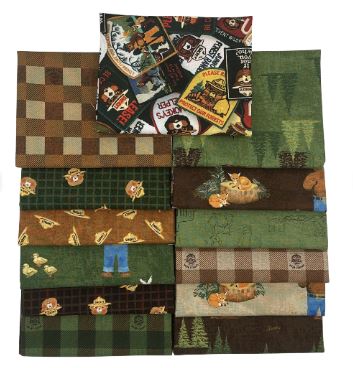 [PP-SmokeyFQB] Smokey Bear & Friends Fat Quarter Bundle