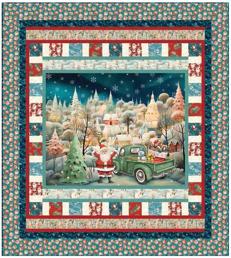 [PP-SantaHi] Santa Says Hi! Quilt