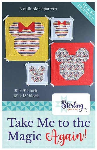 [MOD-SQC-008] Take Me to the Magic Again Quilt Block Pattern from Sterling Quilt Co