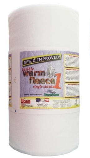 [WN-1891] Single-Sided Fusible Fleece Batting 45 Inches from Warm Company