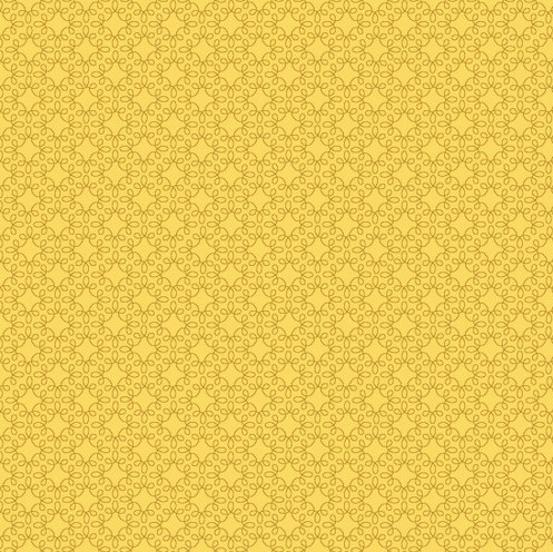 [HG-1063-48] Modern Melody Basics Filigree Geo Marigold by First Blush Studio for Henry Glass