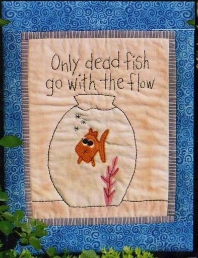 [BL-554] Half to Have: Only Dead Fish Wall Hanging Pattern from Bloomin' Minds