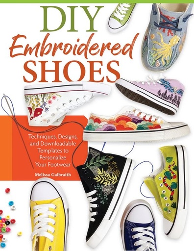 [L-987] DIY Embroidered Shoes by Melissa Galbraith