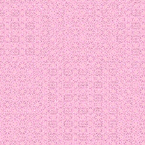 [HG-1063-22] Modern Melody Basics Filigree Geo Pink by First Blush Studio for Henry Glass