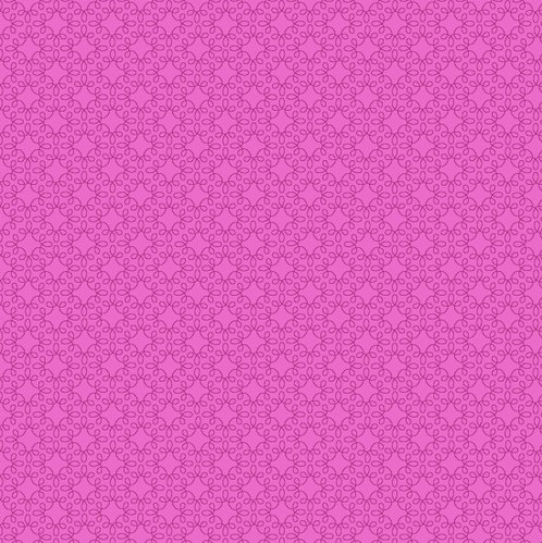 [HG-1063-52] Modern Melody Basics Filigree Geo Fuchsia by First Blush Studio for Henry Glass