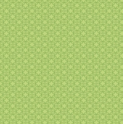 [HG-1063-66] Modern Melody Basics Filigree Geo Spring Green by First Blush Studio for Henry Glass