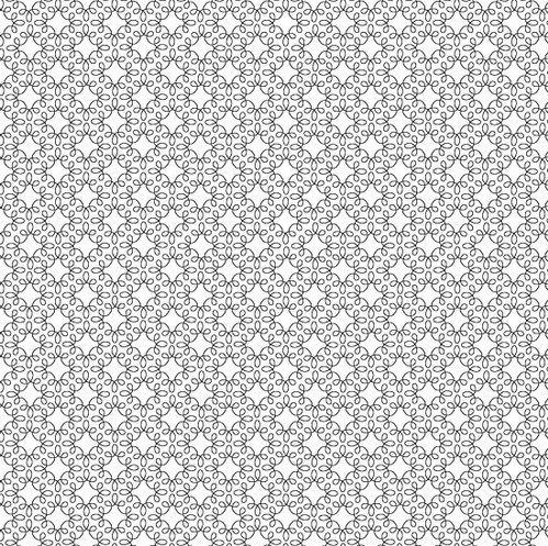 [HG-1063-9] Modern Melody Basics Filigree Geo White/Black by First Blush Studio for Henry Glass