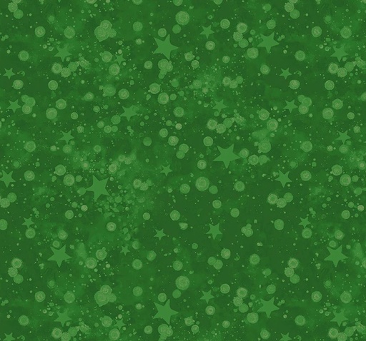 [WF-54487-2] Meowy Christmas Twinkle Pine by Kim Haskins for Windham Fabrics