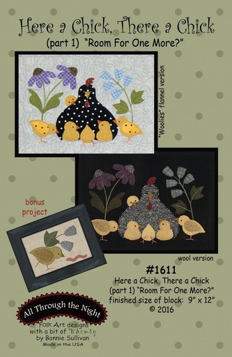 [AT-1611] Here a Chick, There a Chick Pattern - Part 1:  Room For One More? by Bonnie Sullivan