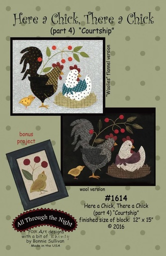 [AT-1614] Here a Chick, There a Chick Pattern - Part 4: Courtship by Bonnie Sullivan