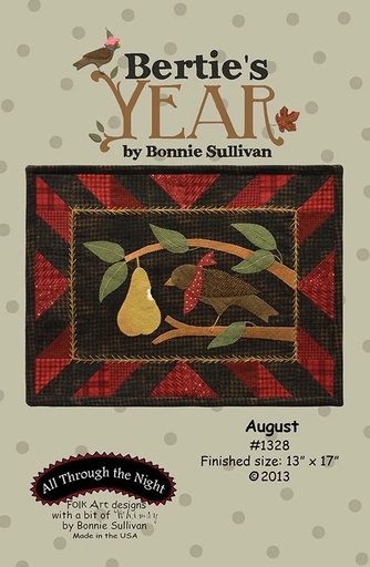 [AT-1328] Bertie's Year Pattern -August by Bonnie Sullivan