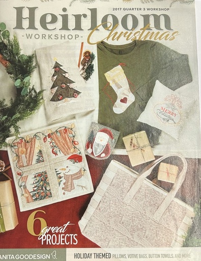 [AGD-CRWK-009] Heirloom Christmas Workshop: 6 Great Projects from Anita Goodesign