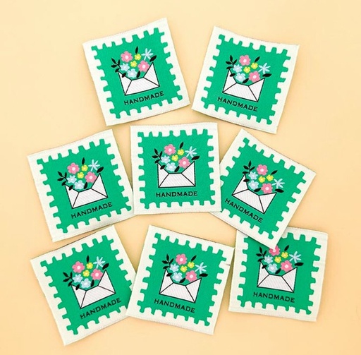 [RB-P178SIWL-24] Bloom Note Woven Labels by Minki Kim