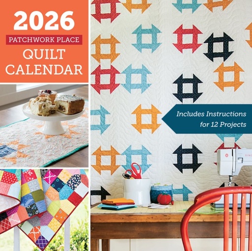 [CTP-20566] 2026 Patchwork Place Quilt Calendar