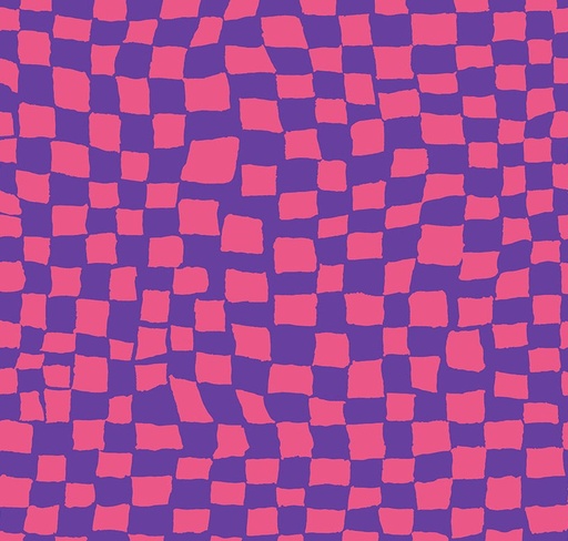 [FR-PWBM095-PURP] Kaffe Fassett Collective Gameboard Purple by Brandon Mably for Kaffe Fassett