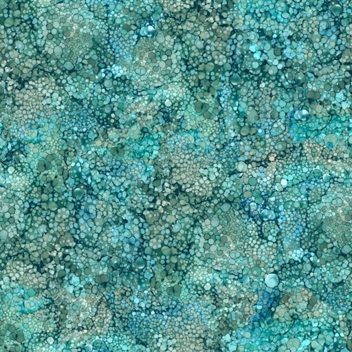 [NOR-B23887-61] Bliss Basics Wide Backing Bubbles Tranquility from Northcott Fabrics