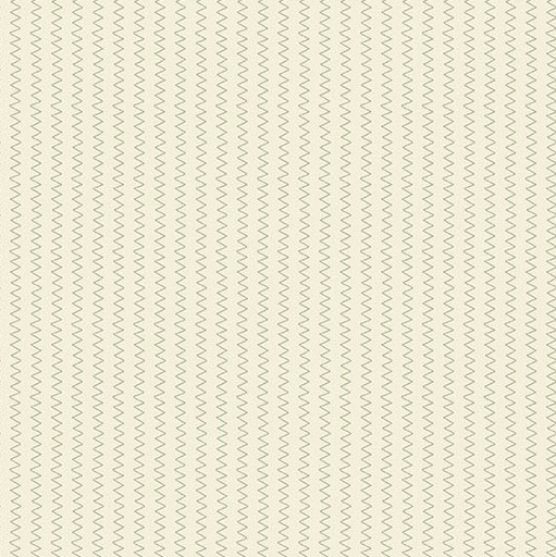 [AND-1606-L] Sewing Bird Zig Zag Limestone by Laundry Basket Quilts for Andover Fabrics
