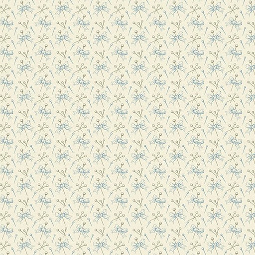 [AND-1607-L] Sewing Bird Pin Cushion Wool by Laundry Basket Quilts for Andover Fabrics