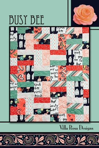 [VRD-863-085] Busy Bee Quilt Pattern from Villa Rosa Designs